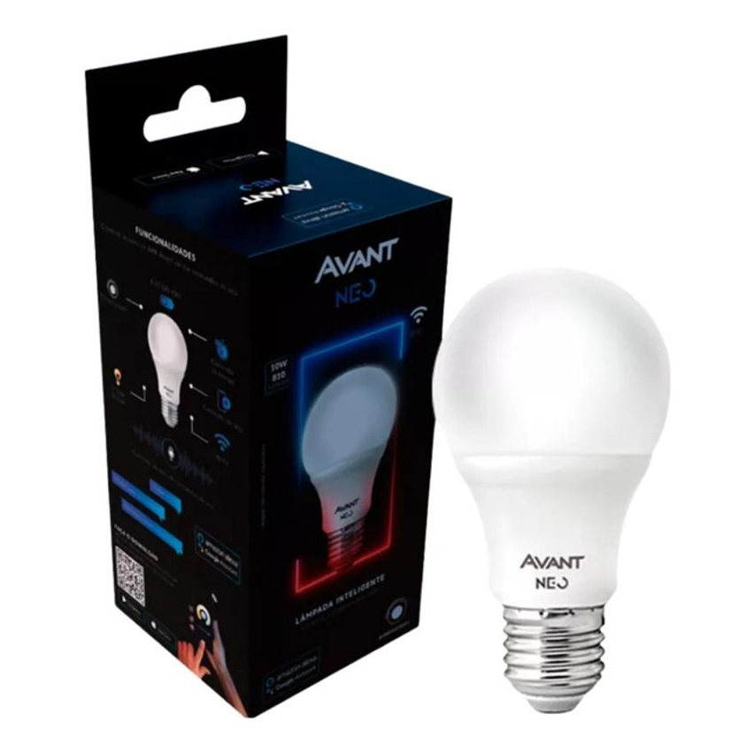 Lâmpada Smart Bulbo Led Wifi Inteligente Dimerizavel C/ritmo Cor Da Luz Branco-frio / Branco-quente