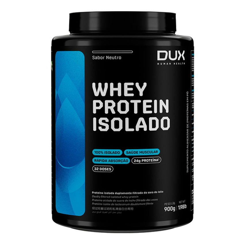 Whey Protein Isolado - Pote 900g Sabor Baunilha