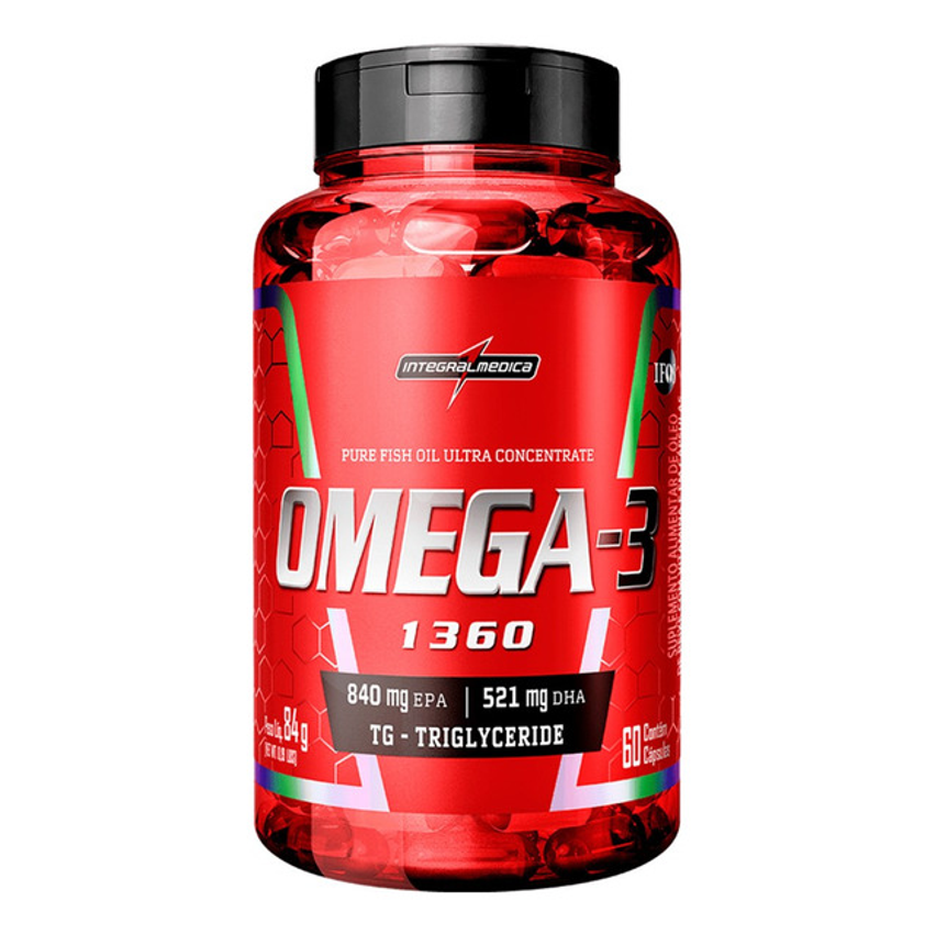 Ômega 3 Tg 1360mg Ultra Concentrado 60 Cápsulas Integralmédica