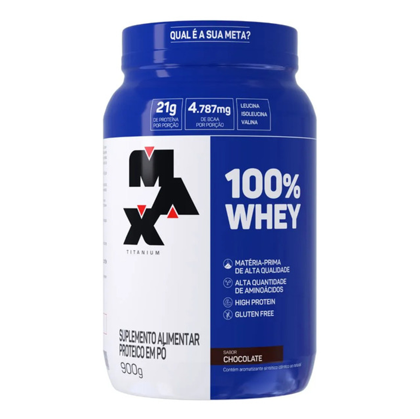 100% Whey Protein Concentrado 900g