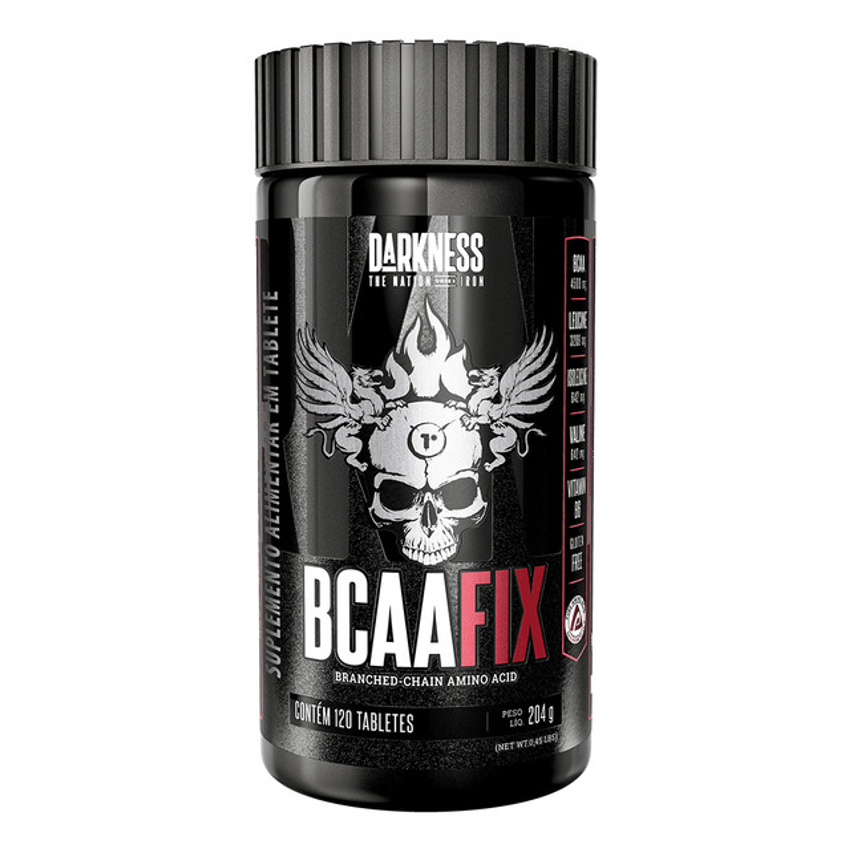 Bcaa Fix 4500mg Darkness 120 Tabletes - Integralmedica