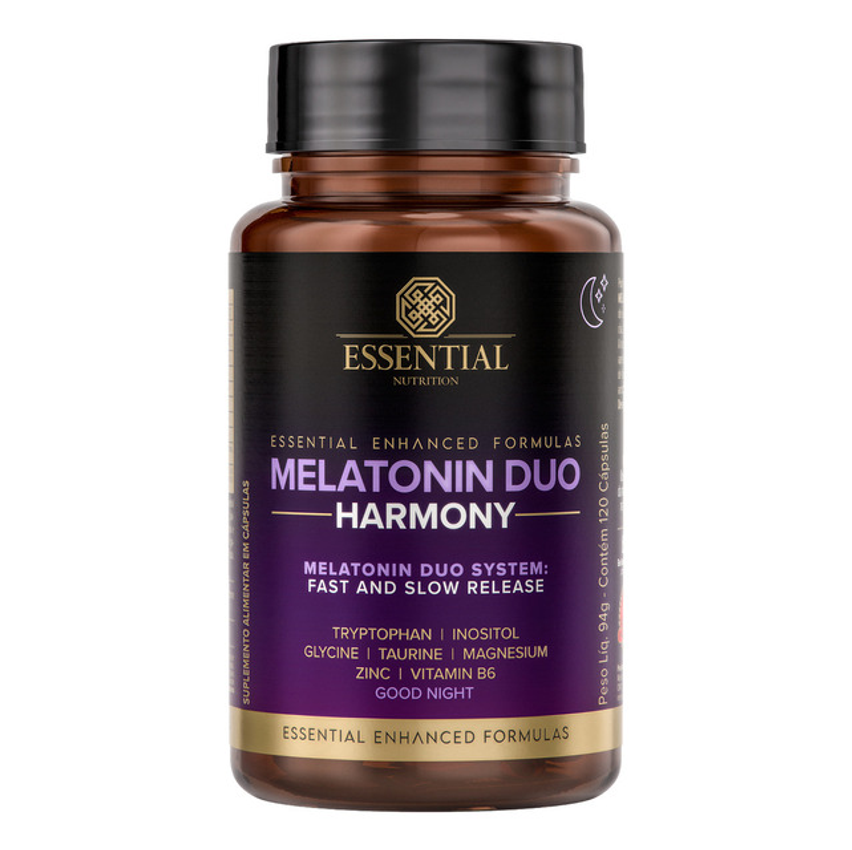 Melatonin Duo Harmony Essential Nutrition 120 Cápsulas
