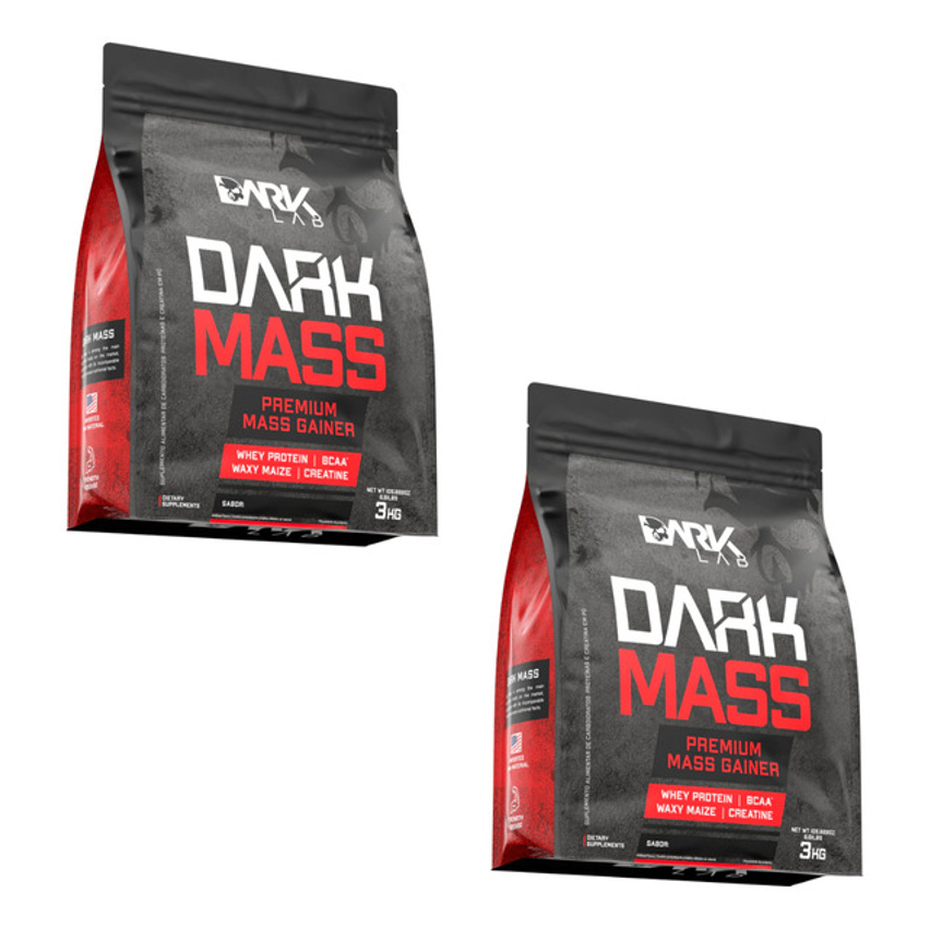 Kit 2x Hipercalorico Dark Mass 3kg Dark Lab
