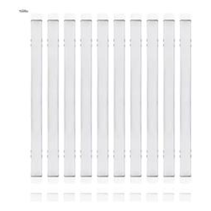 Kit 10 Luminária Tubular Sobrepor Led Slim 80w 120cm