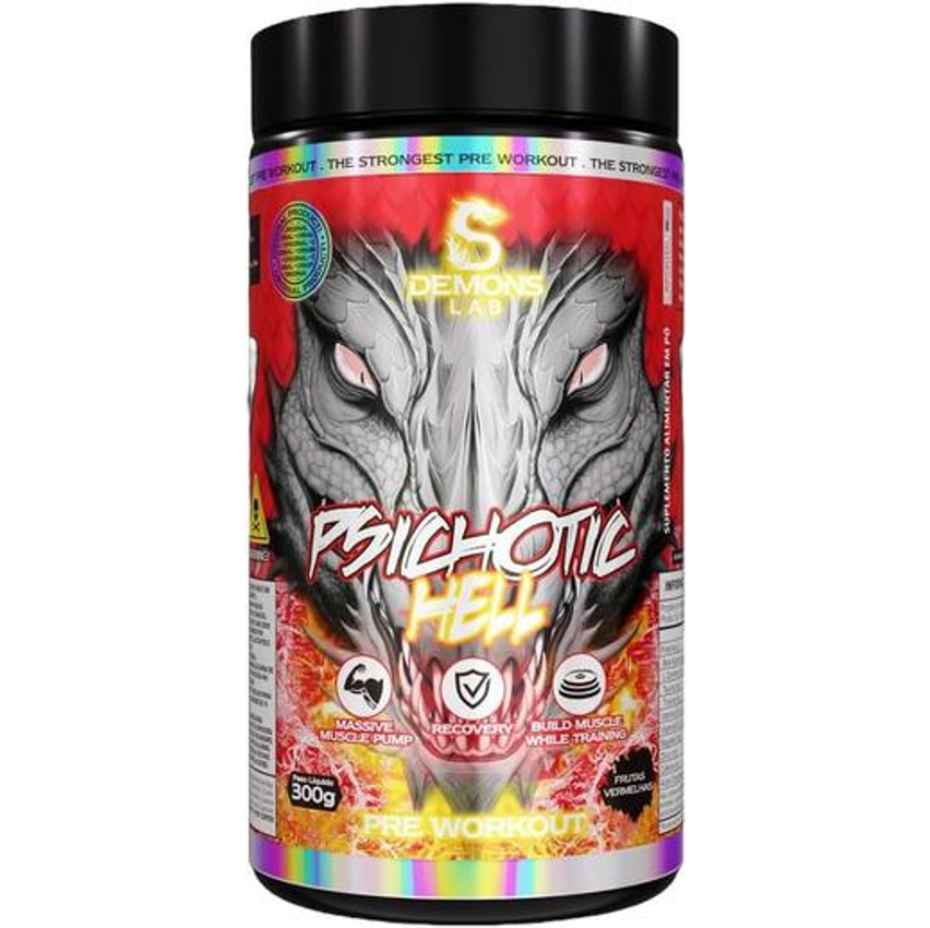 Psichotic Hell - 300g Fruit Punch - Demons Lab