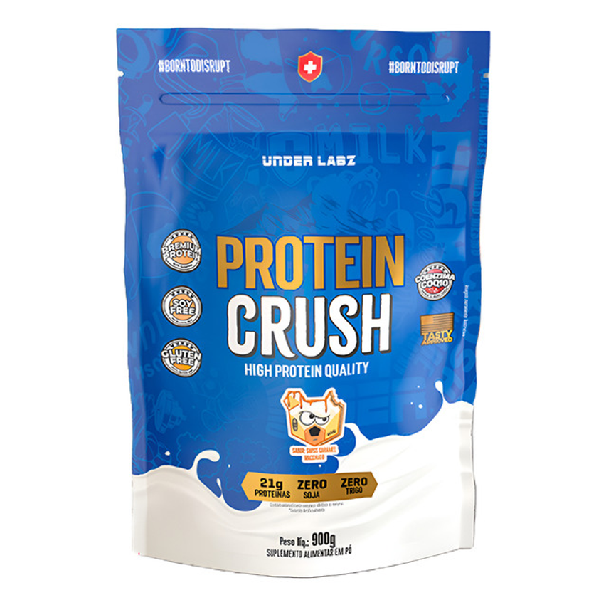Protein Crush 900g Under Labz 100% Whey Protein Coenzima Q10