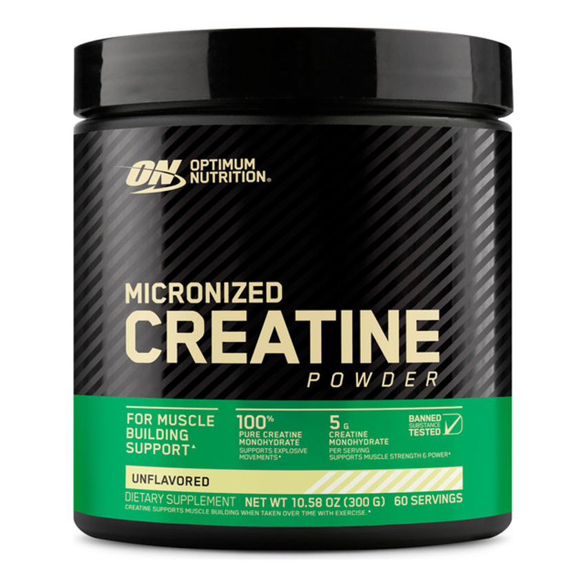 Creatina Micronizada Pó 300g 60 Doses Optimum Nutrition