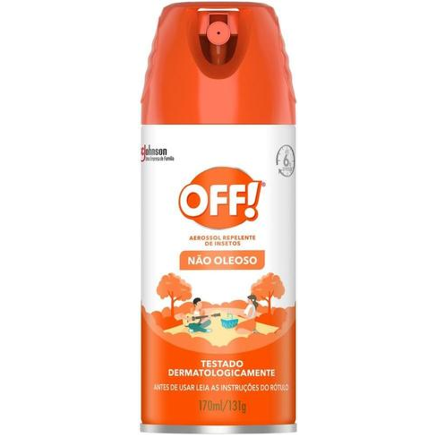 OFF! Family Repelente de Insetos, Proteção Contra Mosquito por até 6h, Aerosol 170ml