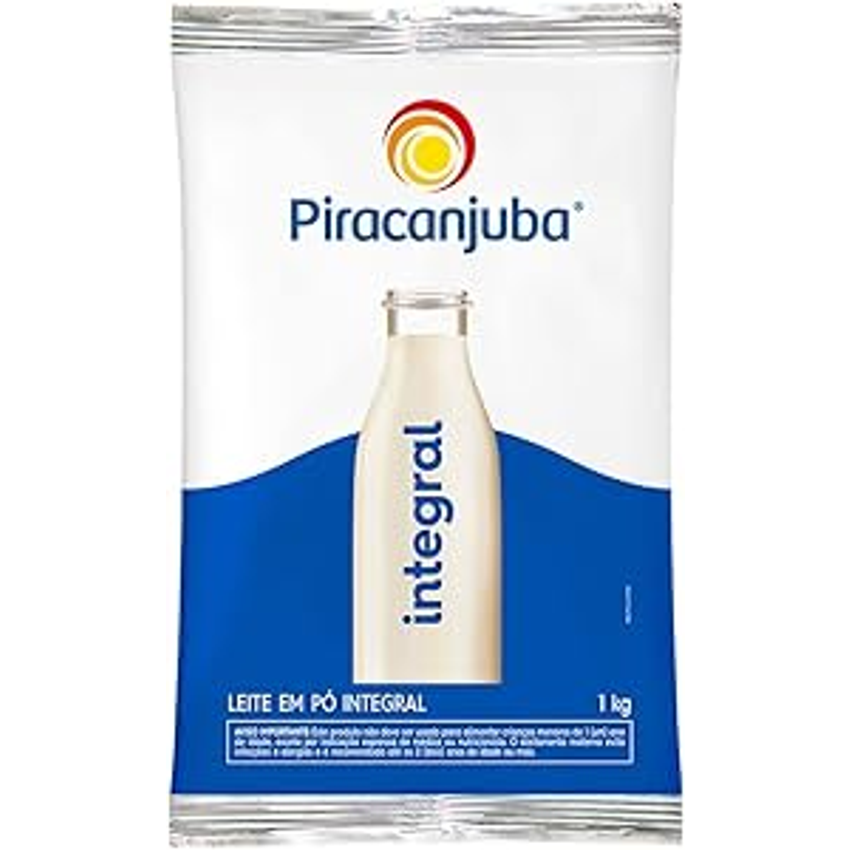 Piracanjuba Leite Em Pó Integral 1Kg