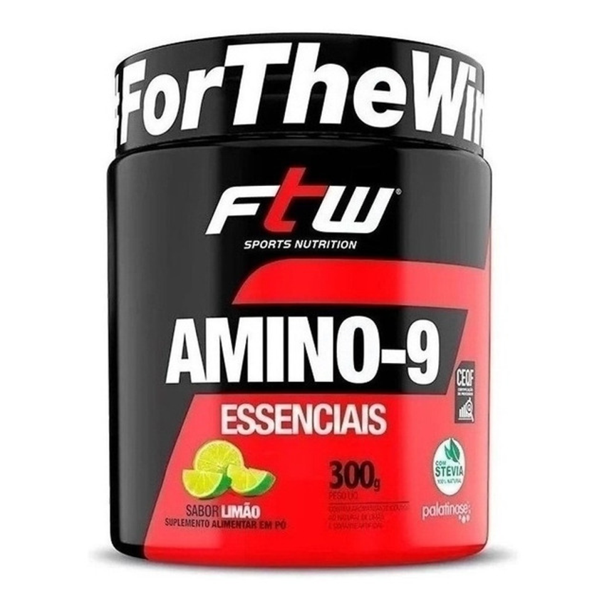 Amino-9 Essenciais Pote 300g Sabor Limão - Ftw