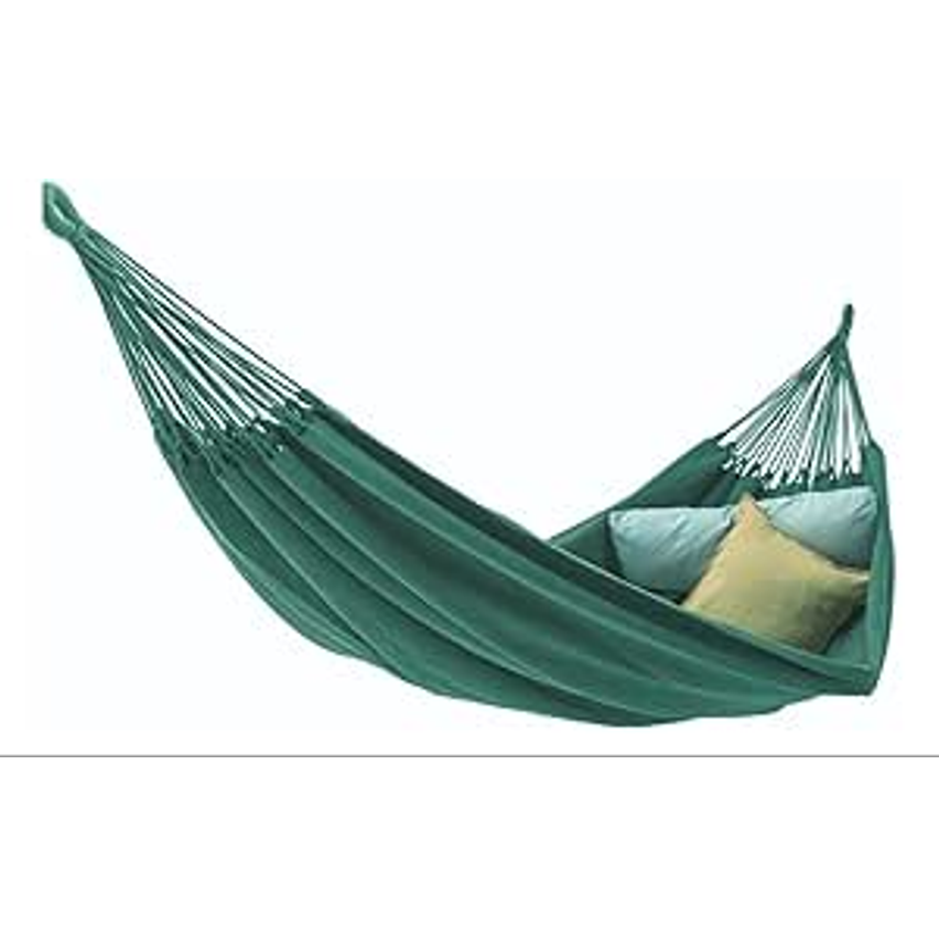 Rede de Dormir Casal Reforçada Algodão (Verde)