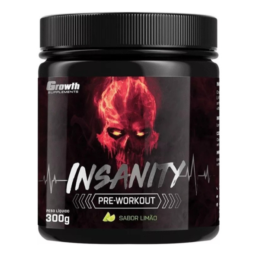 Growth Supplements Pré Treino Insanity 300g