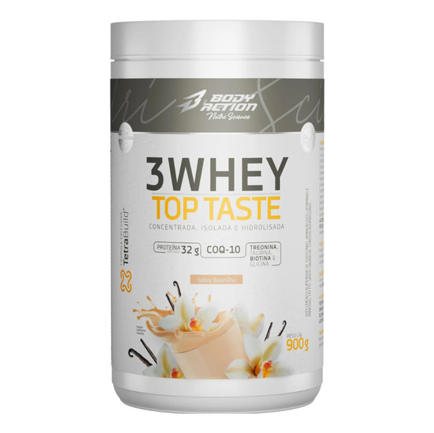 Whey 3w Top Taste 900g (concentrado-iso-hidro) - Bodyaction