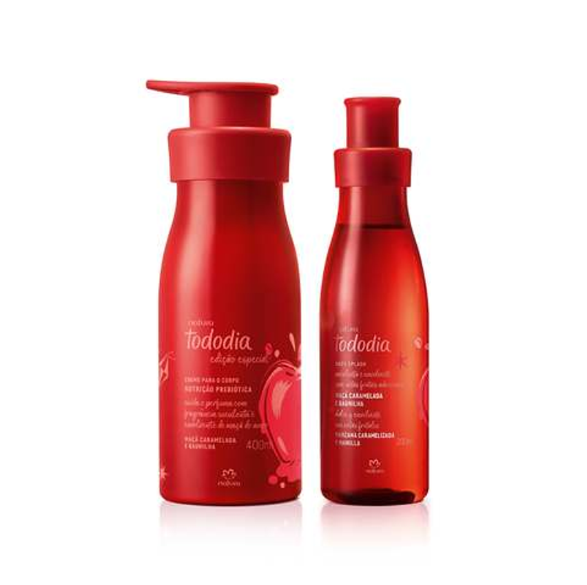 Kit Tododia Maçã Caramelada E Baunilha Com Body Splash (2 Produtos)