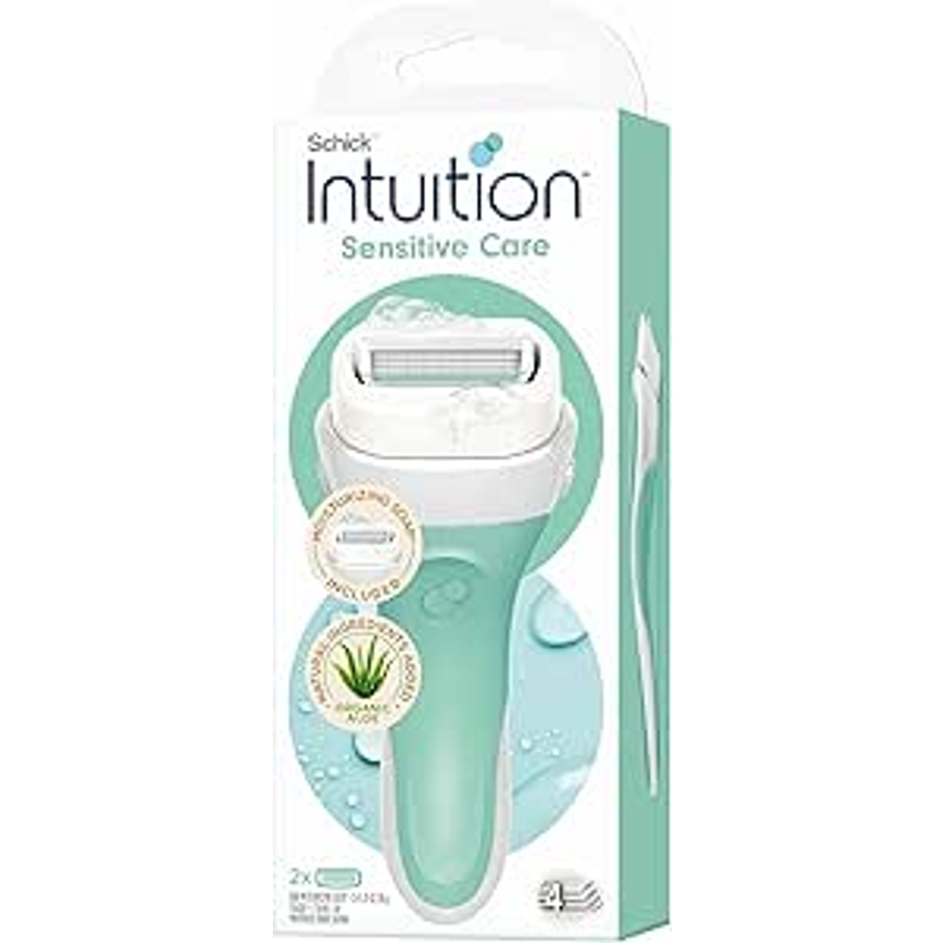 Lâminas De Barbear Schick Intuition Para Mulheres Com Pele Sensível 1 Lâmina E 2 Refil De Lâminas