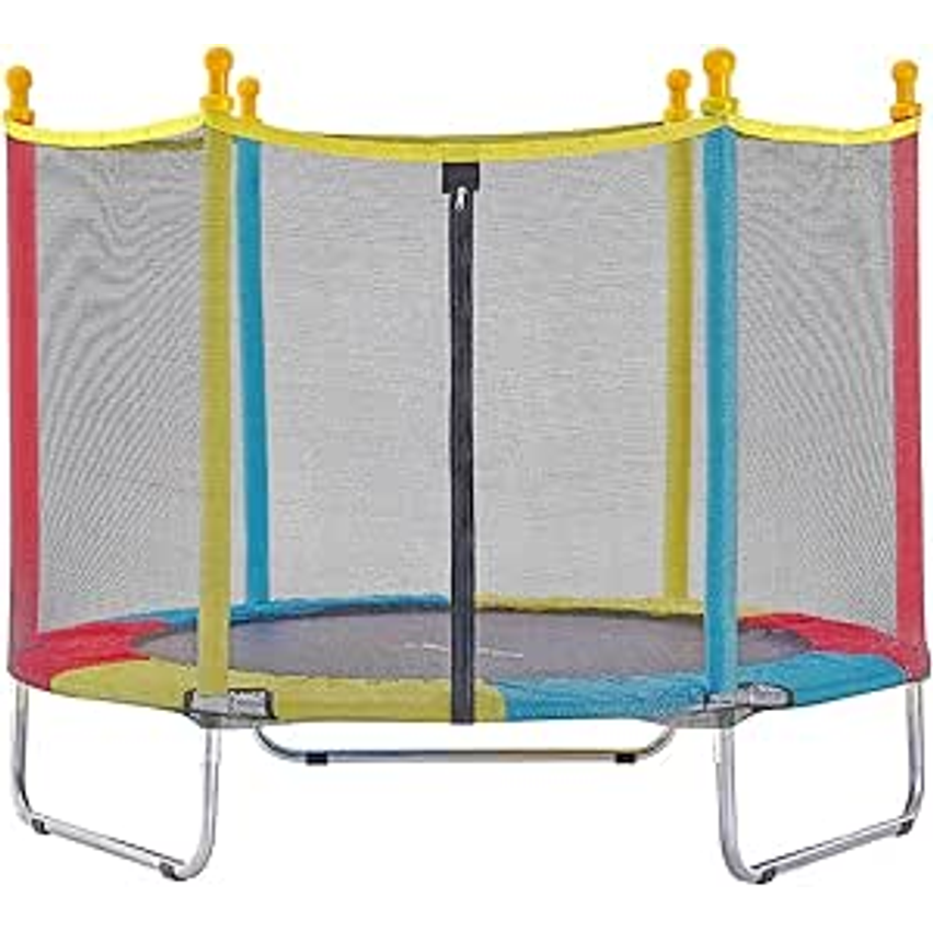 Justfun, Cama Elástica Infantil 1,40m Ou 1,80m Trampolim Infantil Cama Elástica Resistente Pula Pula Premium Para Área Interna Ou Externa Playground Brinquedo Diversão Para Crianças Brincar