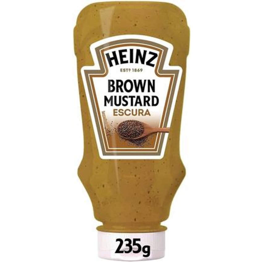 Mostarda Heinz Escura 235g