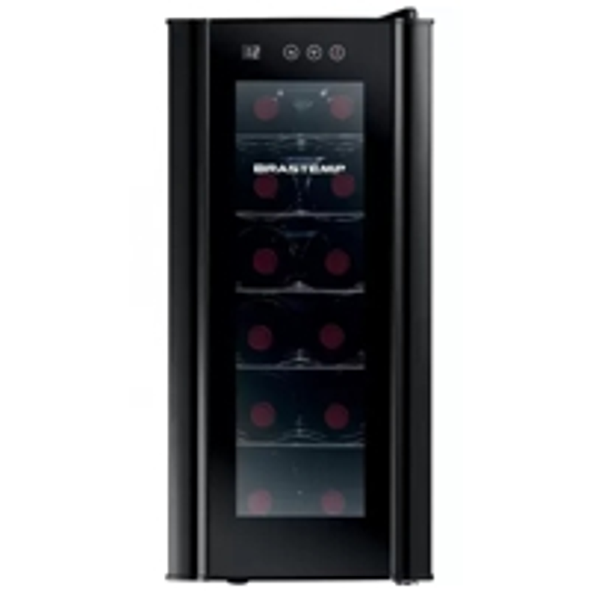Adega Climatizada Brastemp 12 Garrafas com Painel Touch All Black BZC12 B Preto