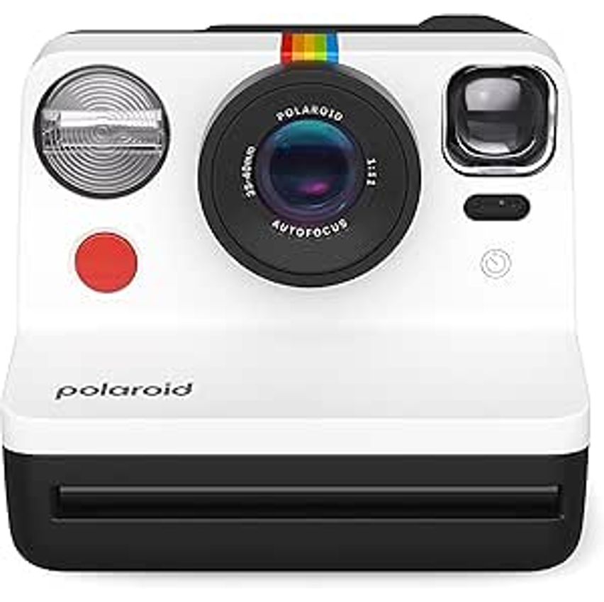 Polaroid Câmera instantânea Now 2nd Generation I-Type - Preto e branco (9072)