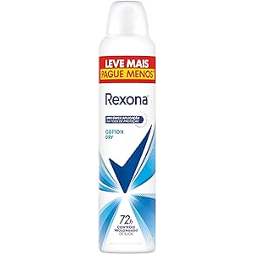 Antitranspirante Aerossol Cotton Dry Rexona 250ml Leve Mais Pague Menos, Rexona (a Embalagem Pode Variar)