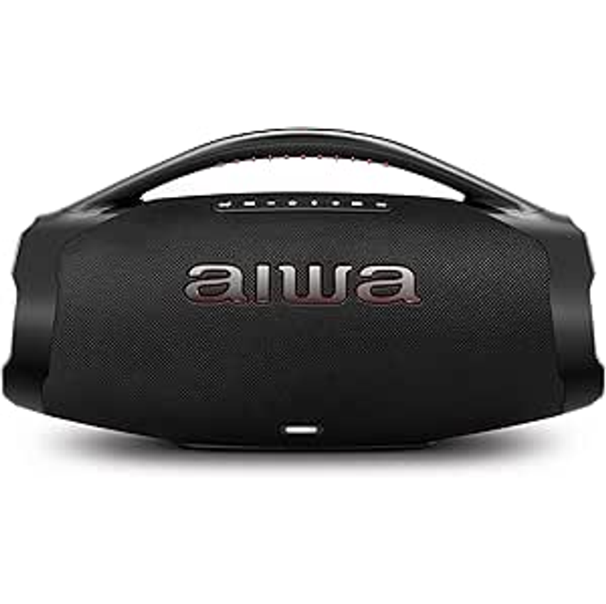 Caixa de Som Boombox Plus AIWA BBS-01-B 200W Bluetooth 30H IP66 USB Preto