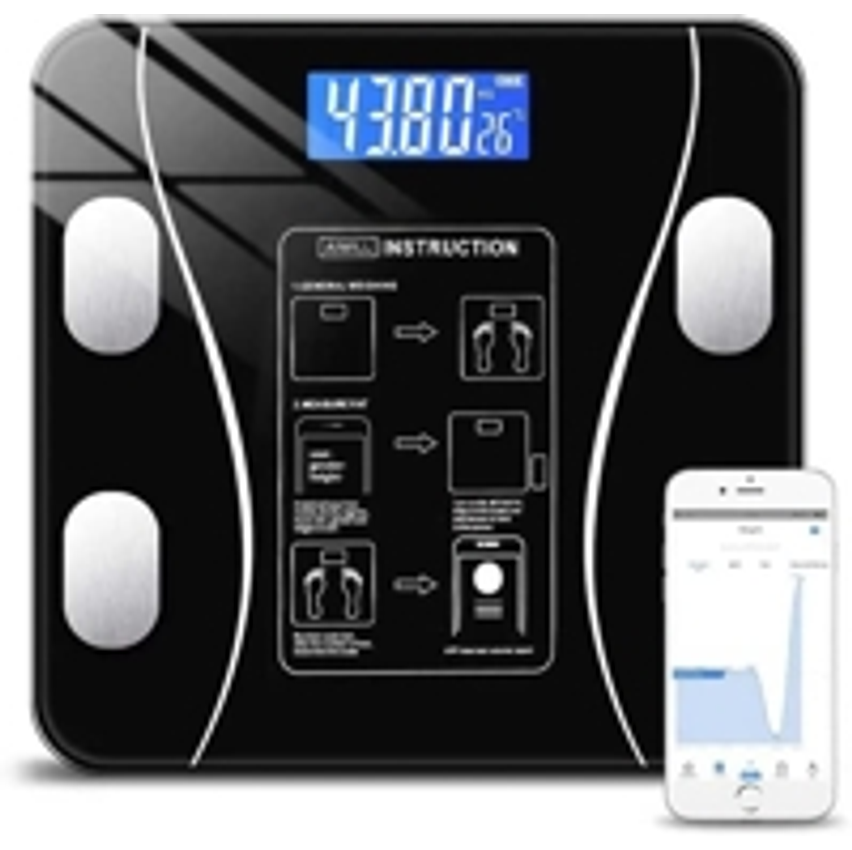 Balança Bioimpedância Corporal APP Bluetooth - Evolux