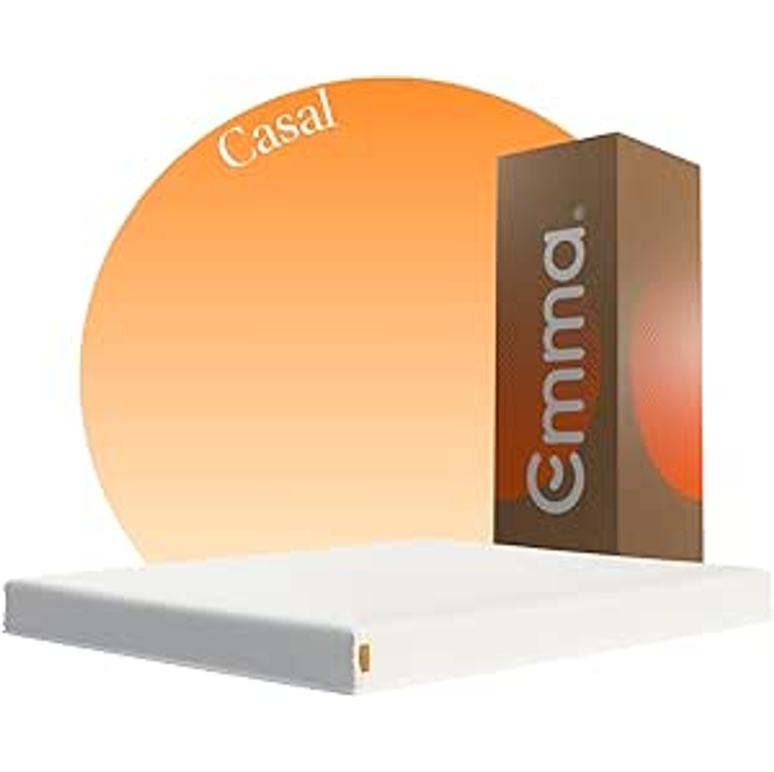 Colchão Casal De Espuma D28 Emma Basics 17cm - Ortopédico E Hipoalergênico Com 5 Anos De Garantia