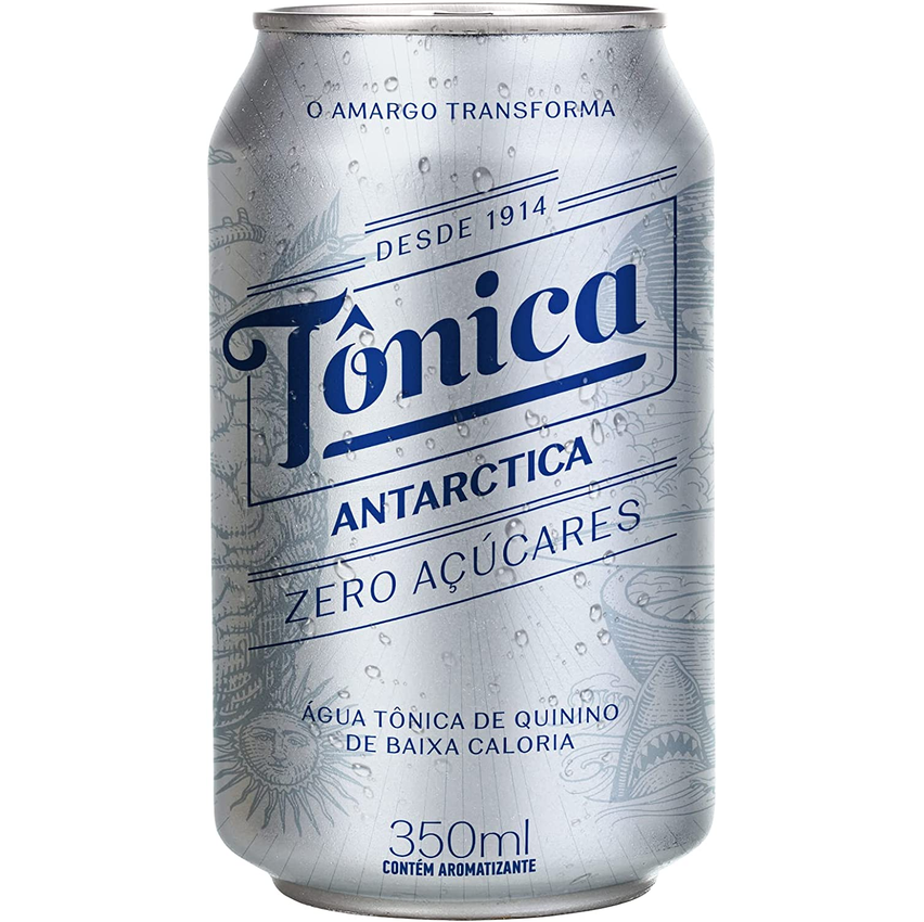 Água Tônica Antarctica Zero Açúcar Lata 350ML