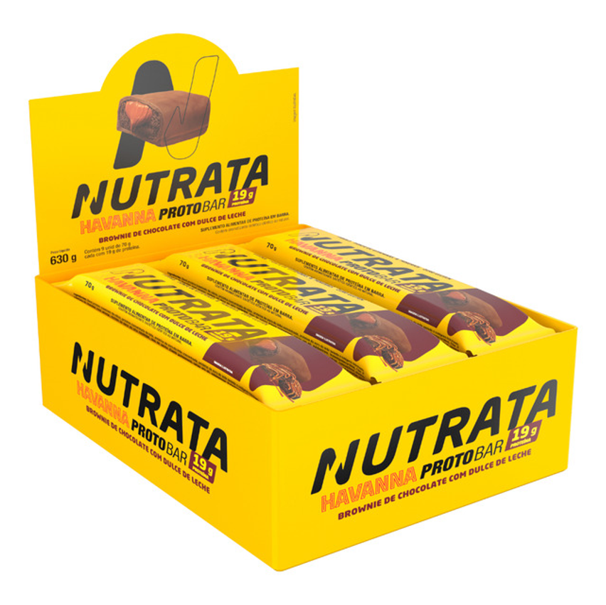 Nutrata Protobar Havanna Brownie De Chocolate 70g Dp C/9 Un