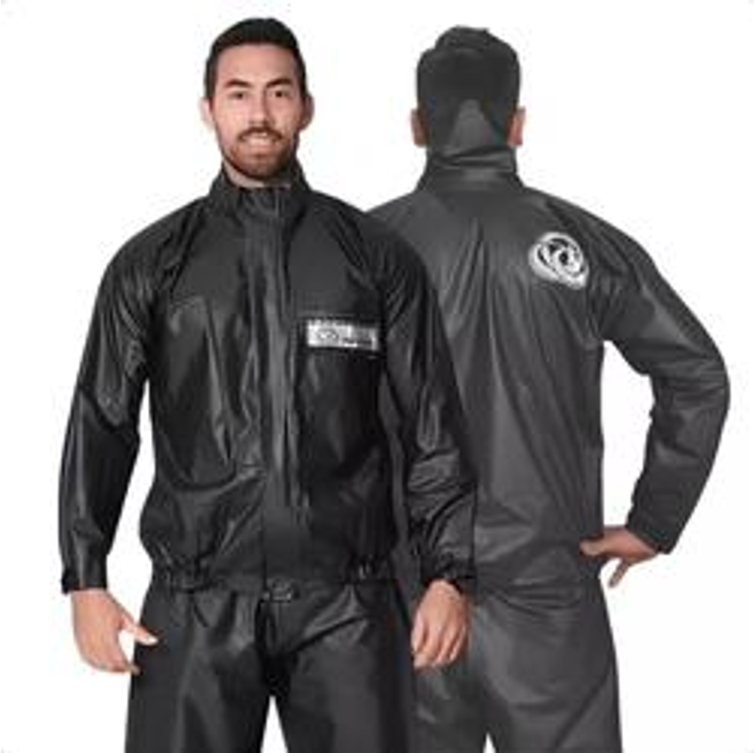 Capa De Chuva Motoqueiro Motoboy Moto Conjunto Impermeável
