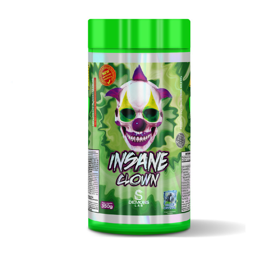 Suplemento Em Pó Insane Clown 350g Demons Lab Sabor Blueberry