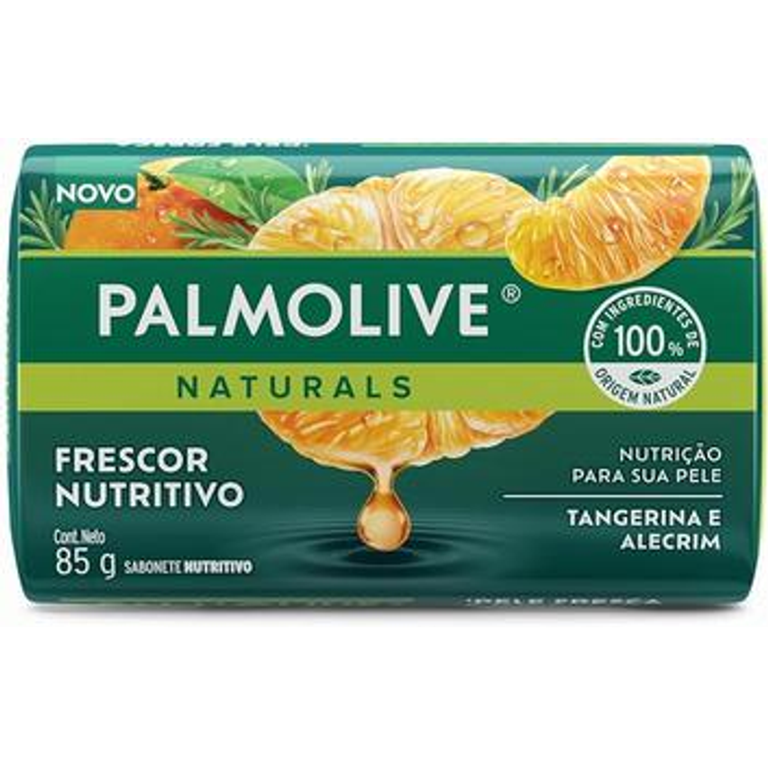 Sabonete em Barra Palmolive Naturals Frescor Nutritivo Tangerina & Alecrim 85g