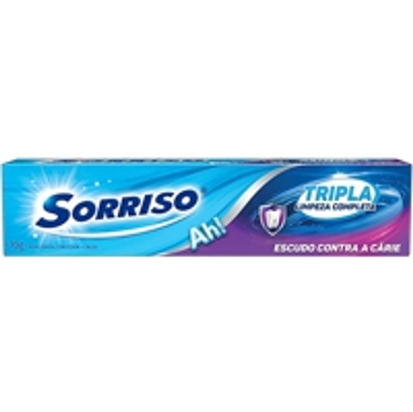 Creme Dental Sorriso Tripla Limpeza Completa 70g