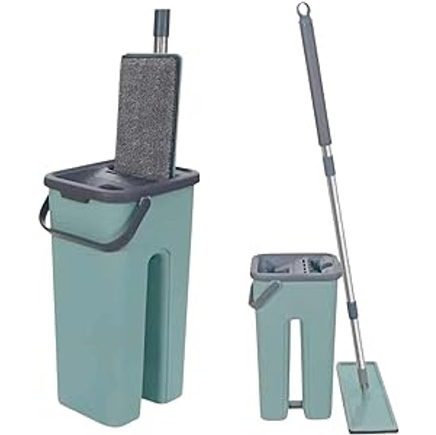 Mop Flat Rayco Essencial Balde 6 Litros