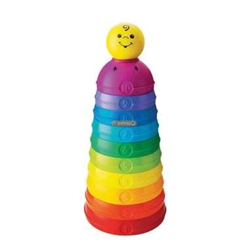 Fisher-Price Brinquedo para Bebês Potinhos Empilhar & Rolar para crianças a partir de 6 meses