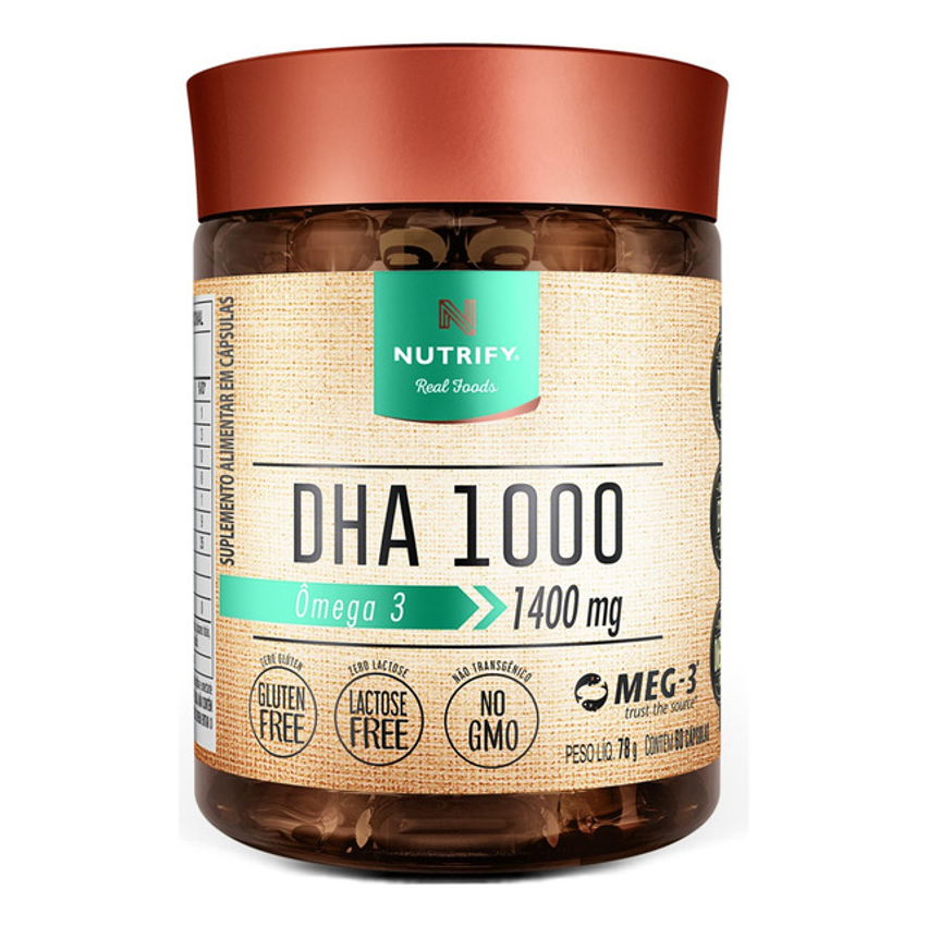 Ômega 3 Dha 1000 Nutrify 60 Cápsulas
