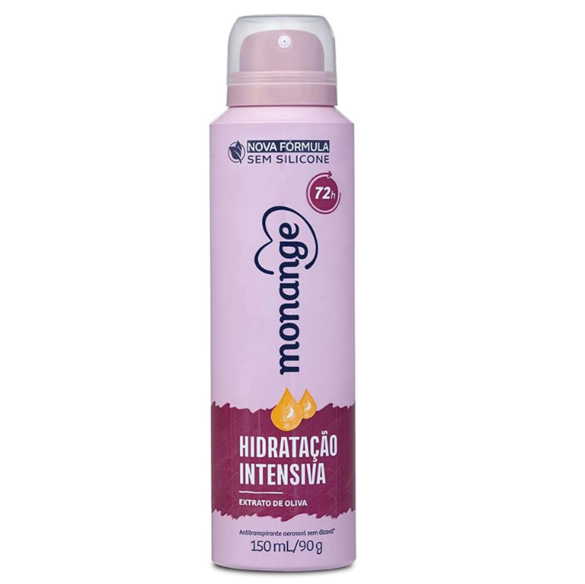 Monange Desodorante Aerossol Hidratação Intensiva 150Ml (90G)
