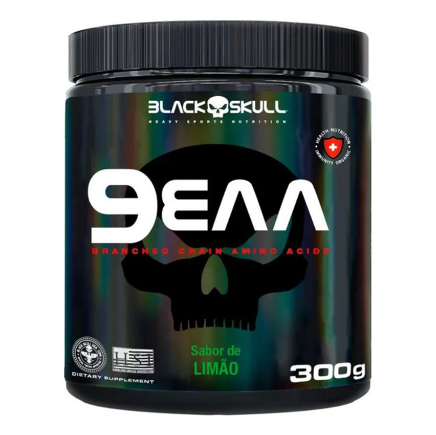 Eaa 9 Aminoácidos Essenciais 300g Black Skull Sabor Limão