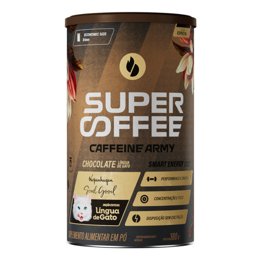 Supercoffee Lingua De Gato - Economic Size (380g) - Caffeine Army