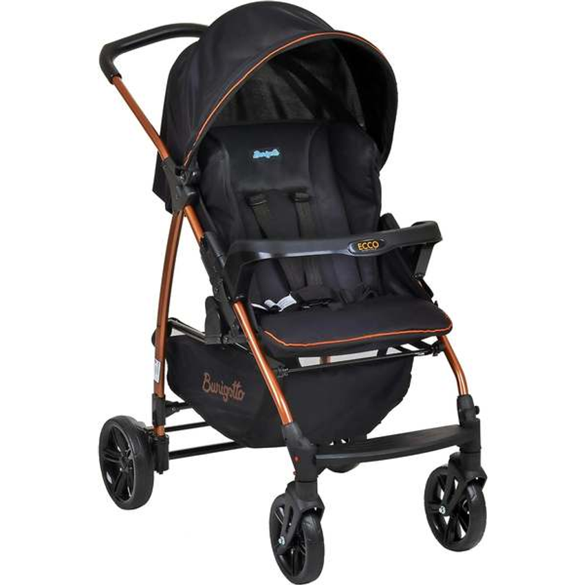 Carrinho De Bebê Ecco Até 15 Kg Preto Burigotto