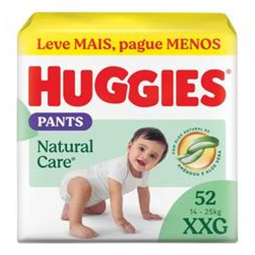 Huggies Fralda Premium Roupinha Natural Care XXG 52 Un