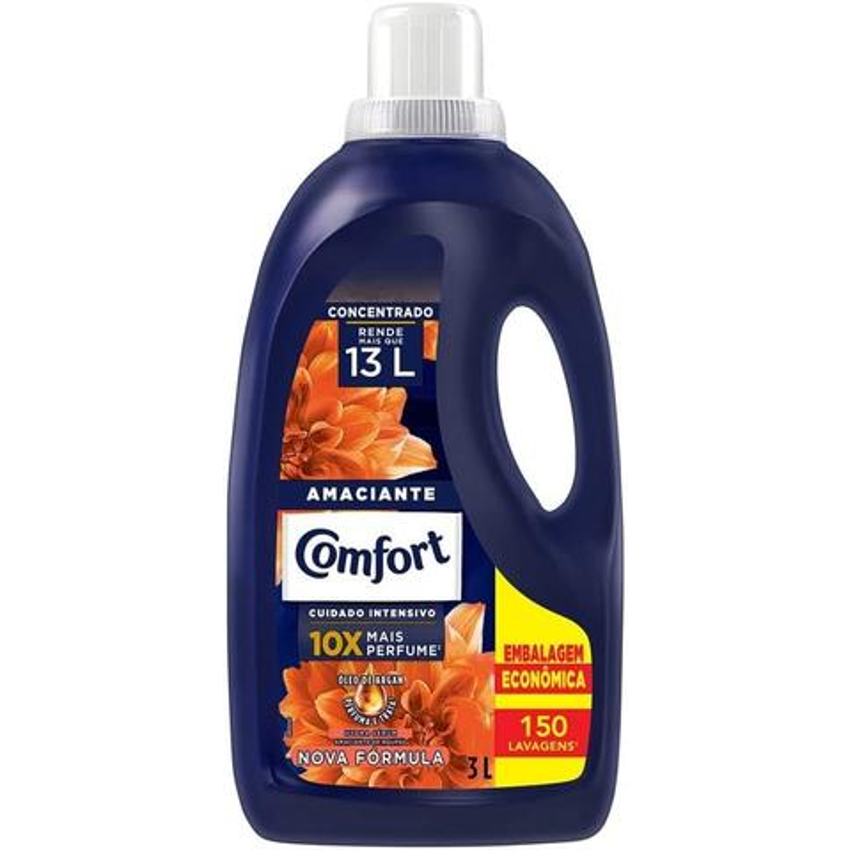 Amaciante Comfort Concentrado Hydra Sérum Cuidado Intensivo Óleo de Argan - 3L