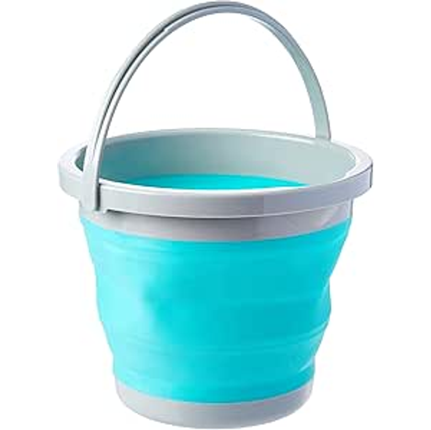 Balde 5 L Retrátil Verde Água, Ret3512, Flash Limp