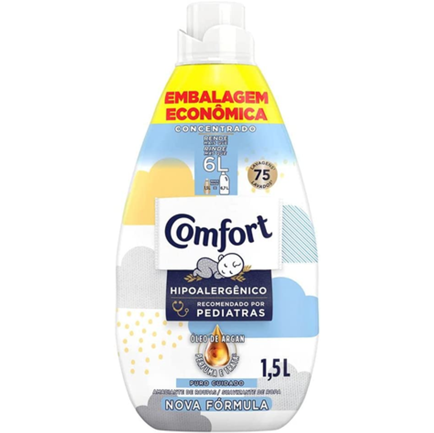 Amaciante Concentrado Comfort Puro Cuidado 1.5L