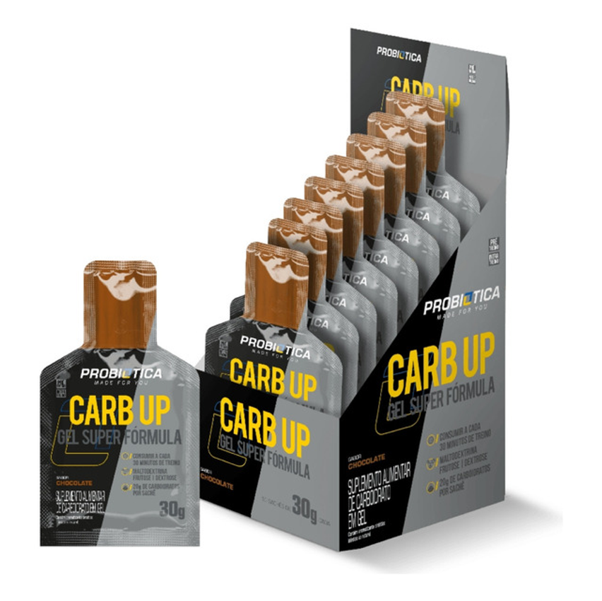 Carb-up Gel Super Formula - Probiotica - Cx C/ 10 Un De 30g