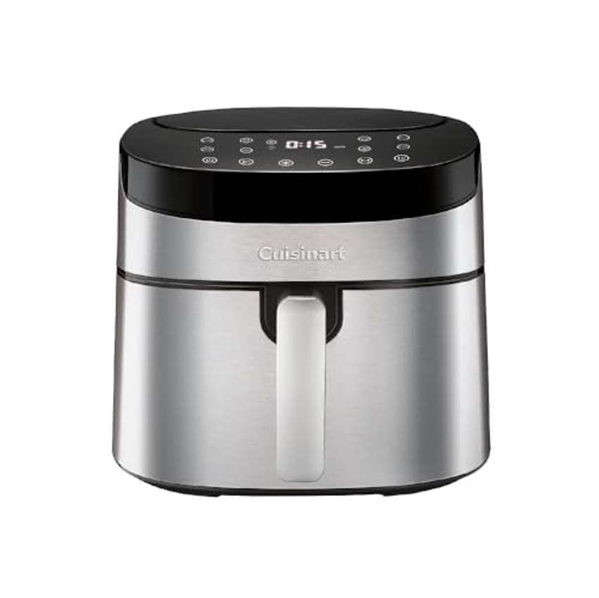 Air Fryer Digital Fritadeira Elétrica Cuisinart 7,2 Litros 1800W Preto com Inox 220V