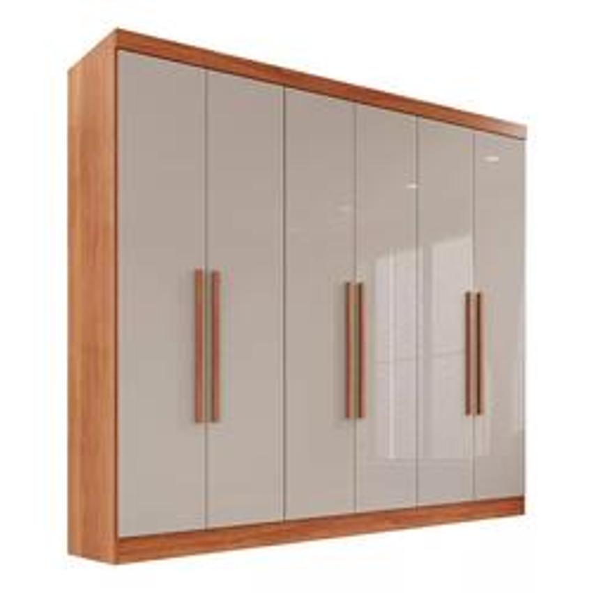 Guarda-roupa Casal 6 Portas 2 Gavetas França