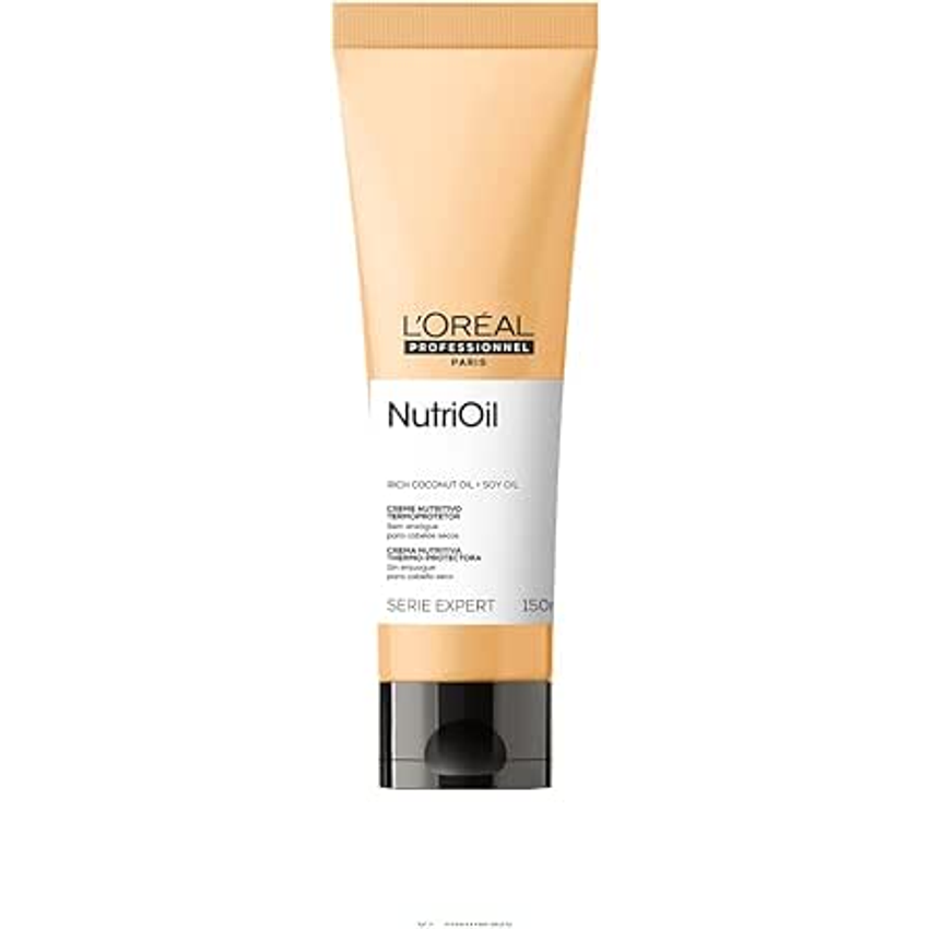 L'Oréal Professionnel Leave-in NutriOil, Para nutrição e brilho, enriquecido com óleo de coco, com textura leve e para todos os tipos de cabelo, 150ml