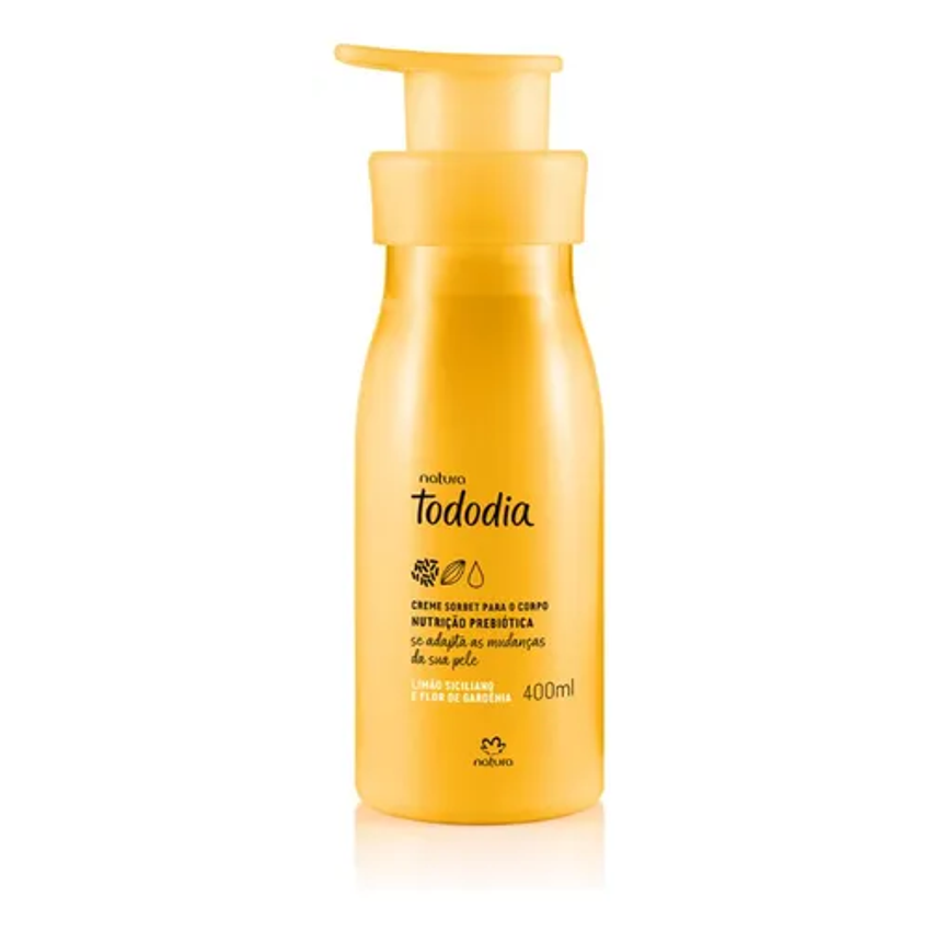 Creme Nutritivo Limão Siciliano e Flor de Gardênia Tododia - 400ml Natura