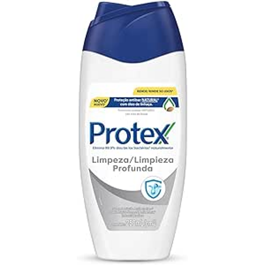 Sabonete Líquido Antibacteriano para Corpo Protex Limpeza Profunda Original 250ml